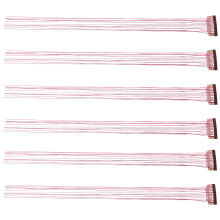 24St Roze Sparkling Haar Tinsel Kit Metalen Haarstukken Voor Vrouwen