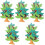 5Sets Kinder 3D Puzzels Groen Vogelvorm Boom Blokken 4