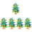 5Sets Kinder 3D Puzzels Groen Vogelvorm Boom Blokken 5