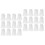 100St Compacte Transparante Brandblusser Nozzle Vervanging Accessoire 6