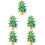 5Sets Kinder 3D Puzzels Groen Vogelvorm Boom Blokken 6