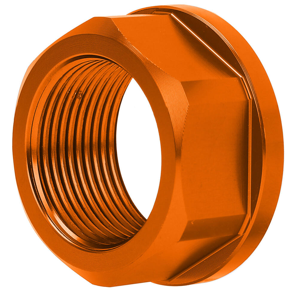 Durable Cnc Aluminum M25 Axle Nut For 125Â450 Fc/Fx/Tc Orange 9411377598846