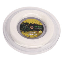 1.25mm Polyester Tennis String 200M White Double Ribbed Pattern