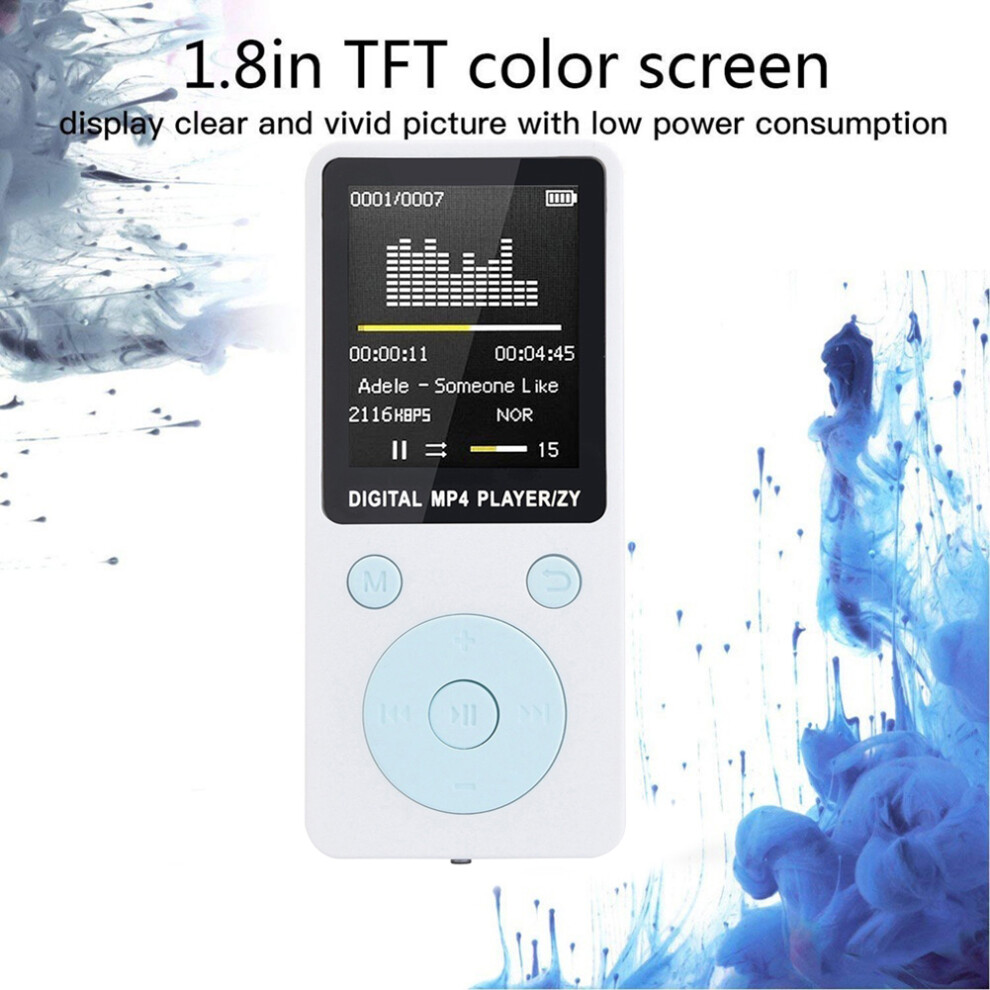 Matte 1.8 Inch Mp3 Mp4 Player 180Mah With Fm Recorder And 13 Languages 7891374019162