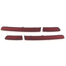 Car ABS Red Rear Bumper Reflector Brake Lamp False Light Decorative Lights for L 2017-2019