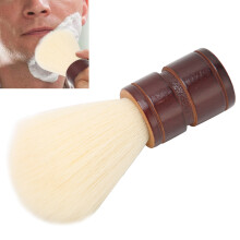 Men's Shaving Brush Soft Nylon Wool Wooden Handle Professional Grooming Tool