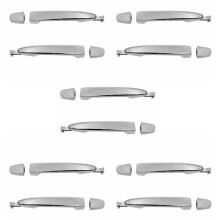 10St Bakdörrhandtag Ytterdörrhandtag för Totoya Sienna 2004-2010 69213-08020 69227-08040 Silver