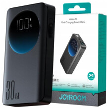 Joyroom 10000 mAh Powerbank LED-Display 30 W PD QC - Schwarz