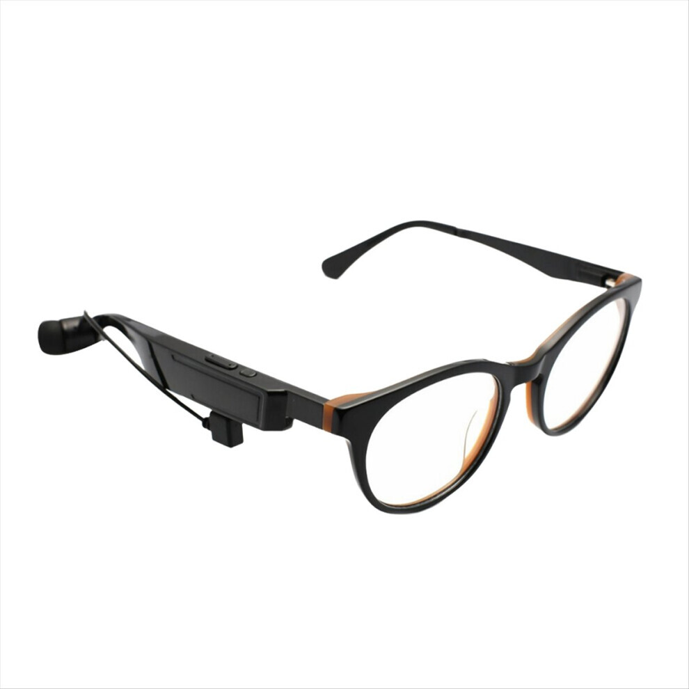 Unisex Dark/Brown Bluetooth Smart Glasses Uv400 Wireless Audio Stereo Sunglasses Headsets Music Eyeglasses