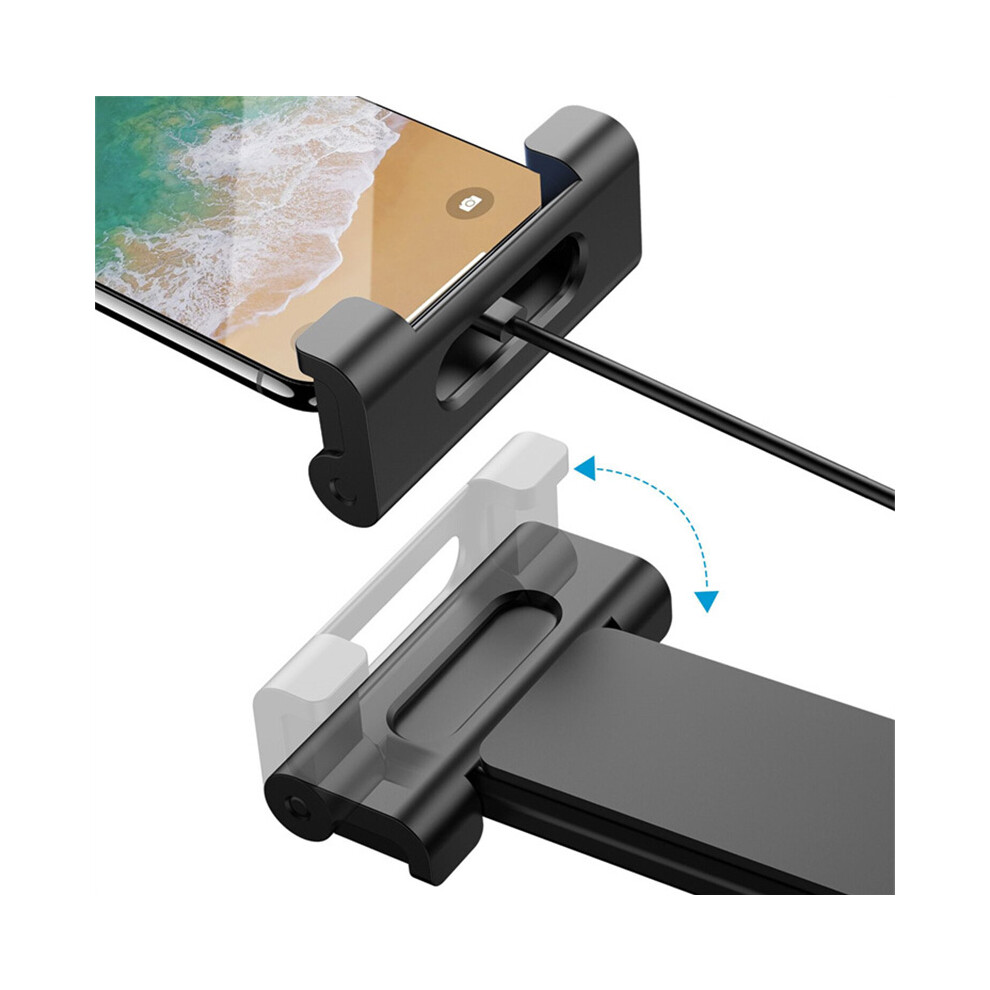 Stretchable Rotatable Car Headrest Mount For Phones And Tablets, Abs & Silicone 9411373527307