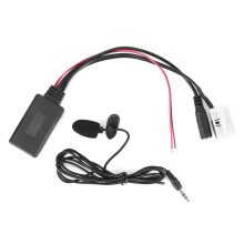 Handsfree-mikrofoni Bluetooth AUX -moduuli autoon, helppo asennus, plug and play, uskollinen äänentoisto, Bluetooth 5.0 -protokolla, pitkä