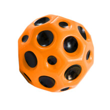 Elastic Bouncing Foam Ball 66mm Orange Parent-Child Hand Eye Sport Training