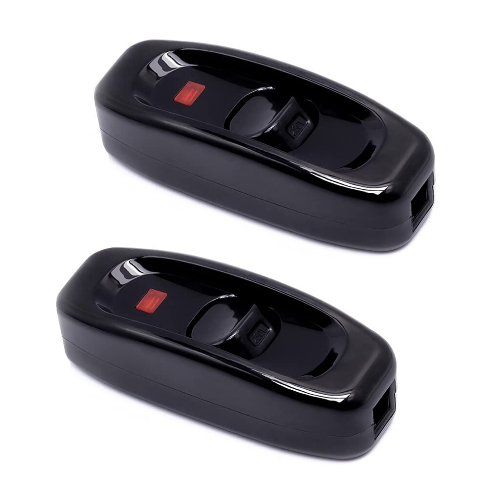 Anti-Aging And Heat-Resistant Durable Plastic, Inline Cord Switch Rated For 250V And 10A Unipolar Or Bipolar Switching, Easy Installation For Wide App 9468298788375