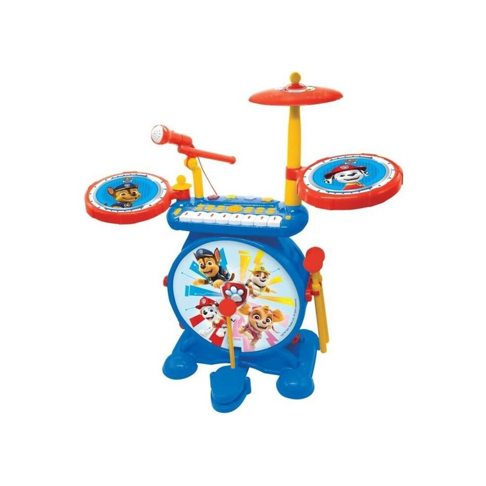 Lexibook Electronic Drums Set With Seat - Paw Patrol, Yellow,Red,Blue - Image 3