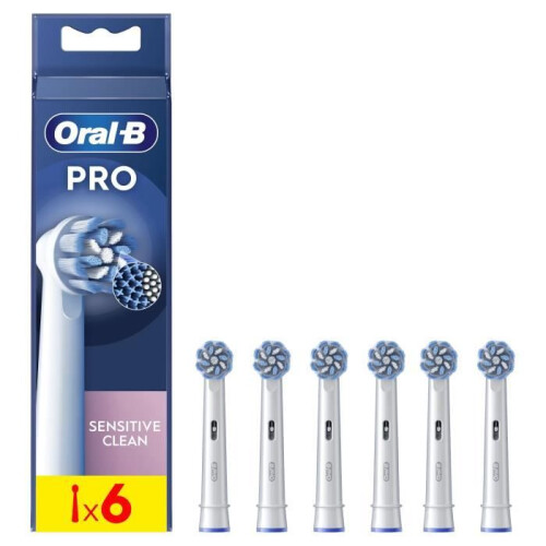 Oral-B Pro Sensitive Clean Toothbrush Heads Pack of 6