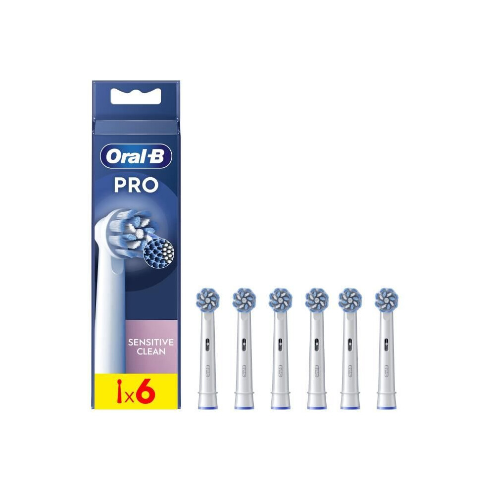Oral-B Pro Sensitive Clean Toothbrush Heads Pack Of 6