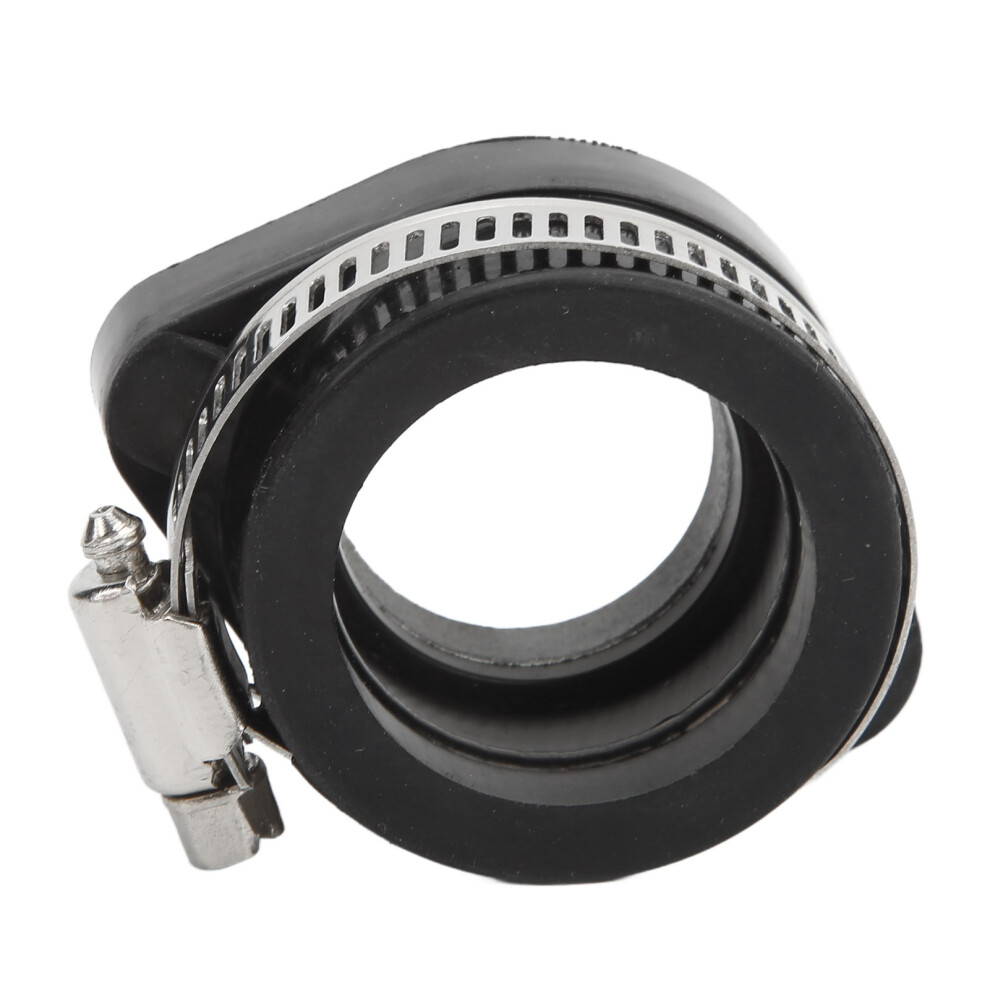 Carburetor Rubber Adapter For Motorcycle Intake Manifold 47-28Mm / 1.85-1.1In Black 9311375664546