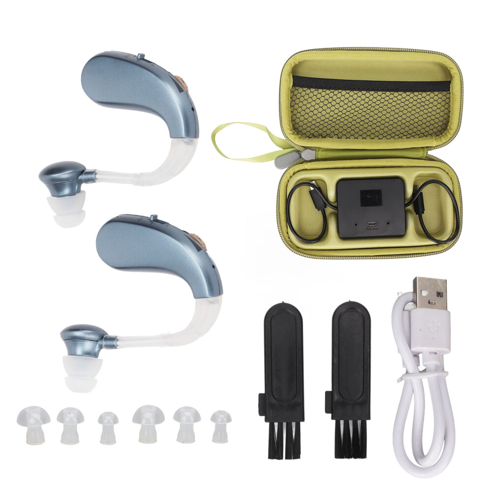 Rechargeable Hearing Aids for Seniors, Comfort Design Hearing Aid with Excellent Chip for Sound Quality, Clear Sound Noise Cancelling Hearing Aids, Su