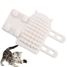 Cat Corner Brush, Adjustable Silicone SelfGrooming Brush for Corners, Portable Massage Brush for Dogs, Kittens.