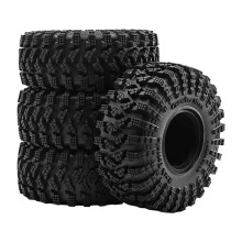 4x 1:10 Easy to Use Versatile Accessories RC Crawler Tires for TRX4 D9