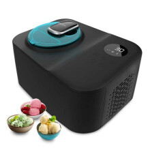 Cecotec Sorbetera con Compresor de 12 L Gelacy 1200 Touch: 110 W Máquina de Helados Pantalla Táctil