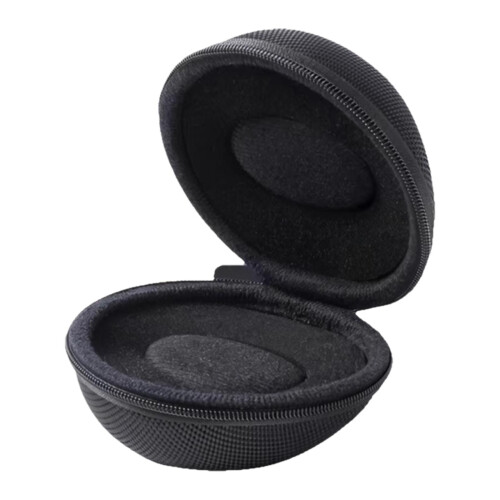 Portable Single Watch Box Multipurpose Black Sturdy with Zipper Storag