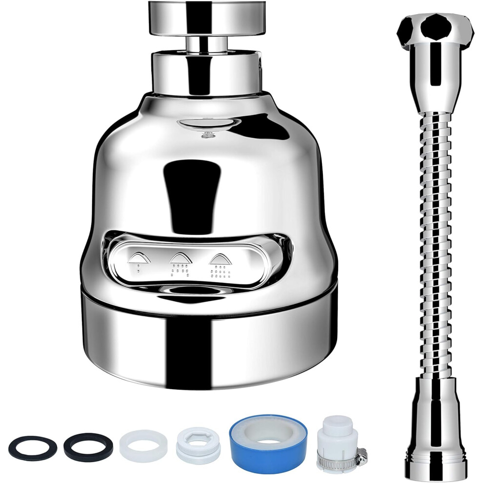 Innovative Faucet Sprayer For Kitchen Sink, 360 Rotatable Anti-Splash Water Saving Tap Kitchen Faucet Head, Ideal For Kitchen Sinks And Bathroom 9453559505228