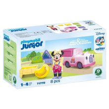 PLAYMOBIL Junior 71770 Minnie mit Obstwagen, Disney, 8 Teile, Ab 12 Monaten