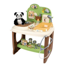 Smoby - Veterinärzentrum Zoo - 1 Panda Plüschfigur - Viele Zubehörteile und Funktionen