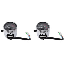 2X Cuadro de Instrumentos de Motocicleta para Steed VT VLX 400 600 Rebel CA250 CMX250 1996-2011 Indicadores Velocímetro Odómetro