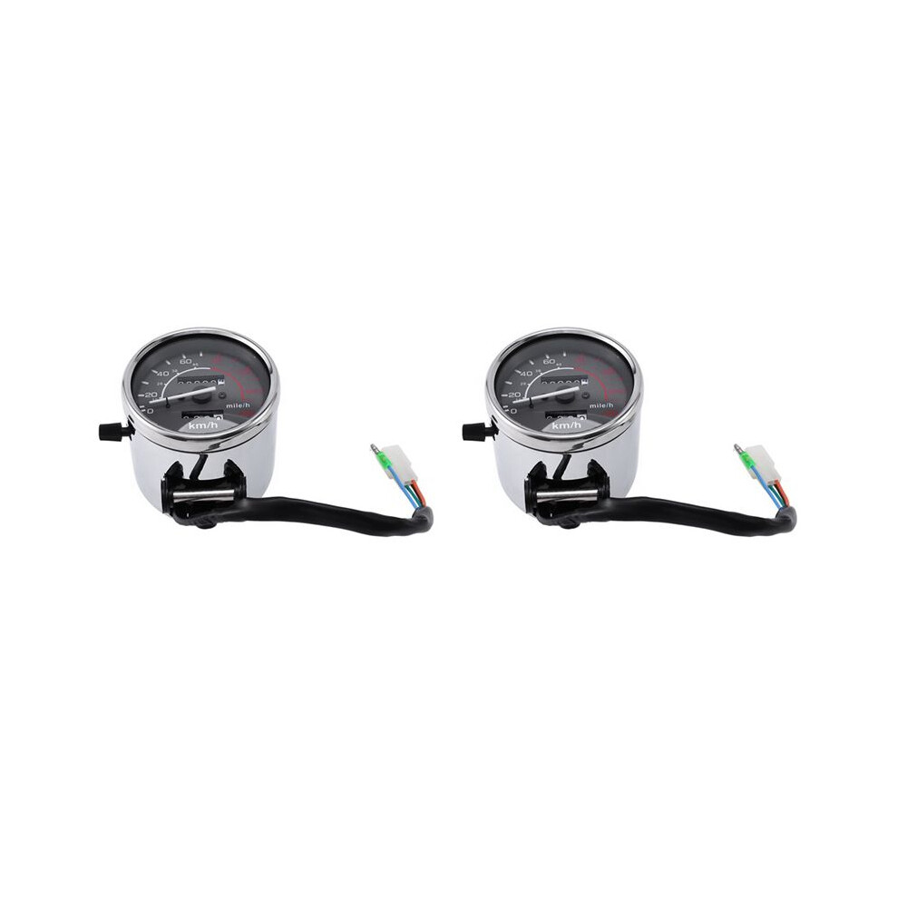 2X Motorcycle Instrument Cluster For Steed Vt Vlx 400 600 Rebel Ca250 Cmx250 1996-2011 Gauges Speedometer Odometer 6032652378606