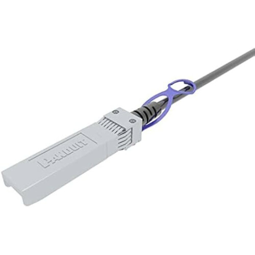Cabo de rede SFP+ - PANDUIT - PSF1PZA2MBL - Cor cinza - Interface SFP+ - Conector SFP+