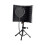 3 Panels Microphone Isolation Shield for Studio Podcasts Recording Equ 1
