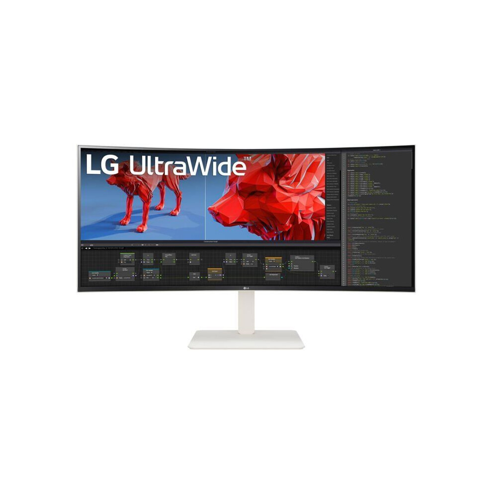 Lg Ultrawide Monitor - 38Br85qc-W - 38 Inches - Curved - Ips 21:9