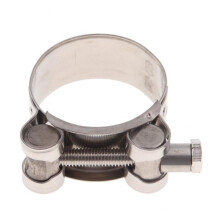 3xMotorbike Exhaust Clamp Clip Stainless Steel Muffler Silencer Clamps