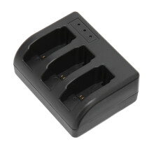 Tragbares 3-Kanal USB-Kamera-Akkuladegerät für AHDBT-801