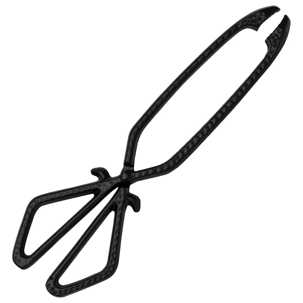 Woodside Heavy Duty Cast Iron Log Coal Tongs, Outdoor Open Fire Poker, Indoor Log Burner Tongs, Chiminea/Firepit/Pizza Oven Accessory Tools 69095511