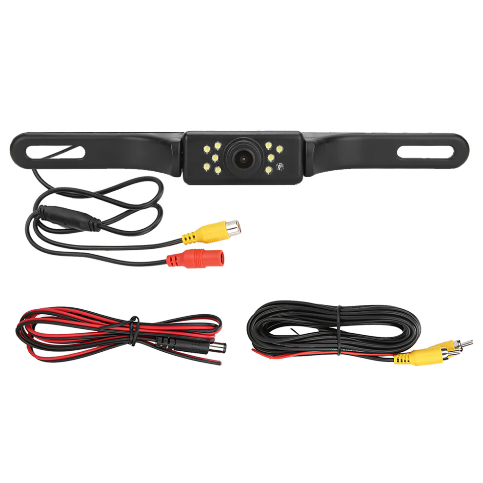 Hd Night Vision Backup Camera License Plate Camera, Reverse Vehicle Camera With Cvbs And Ahd Switching Wide View Angle And Ip69k Waterproof For Cars 9014198264916