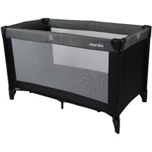 NANIA Lit parapluie SODA - Vauvasta 15kg asti + Kuljetuslaukku - Musta/harmaa