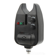 Fishing Bite Alarm for Freshwater Seawater, Electronic Fishing Alert High Sensitivity Adjustable Volume All-Weather Fishing Alarm with Sensitive Bite