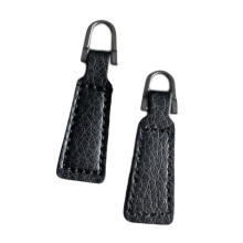 2x Zipper Pulls PU Leather Pull Strap Zipper Tags for Handbags Purses