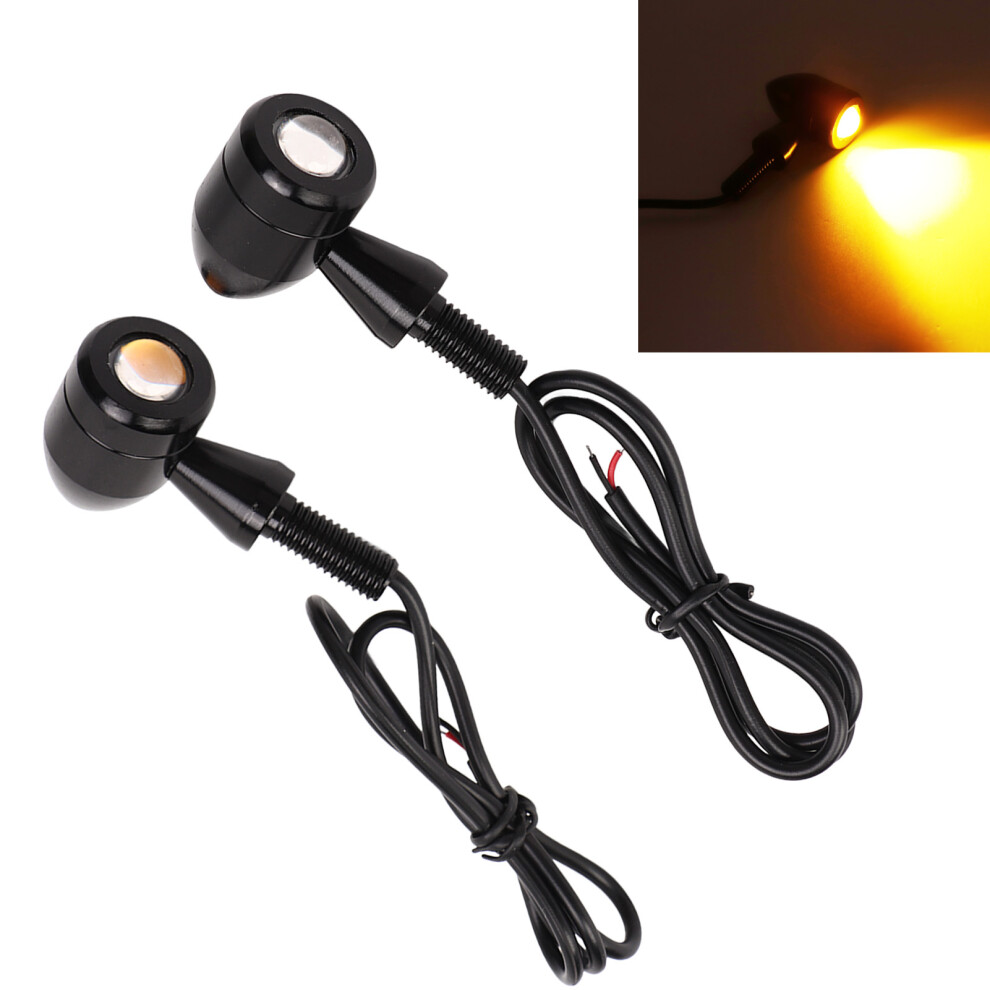 Led Motorcycle Turn Signal Lights 12V Universal Amber/Yellow 8251372454980