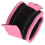 Cable Machine Ankle Straps Pink Neoprene Double D-Ring Adjustable Fit 1