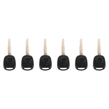 6X 2 BUTTON REMOTE KEY SHELL for Yaris