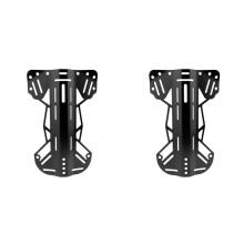 2X Scuba Diving BCD Piastra Posteriore per Immersione Tecnica Back Harness Hardware Piastra Posteriore per Immersioni Subacquee per Sport Acquatici