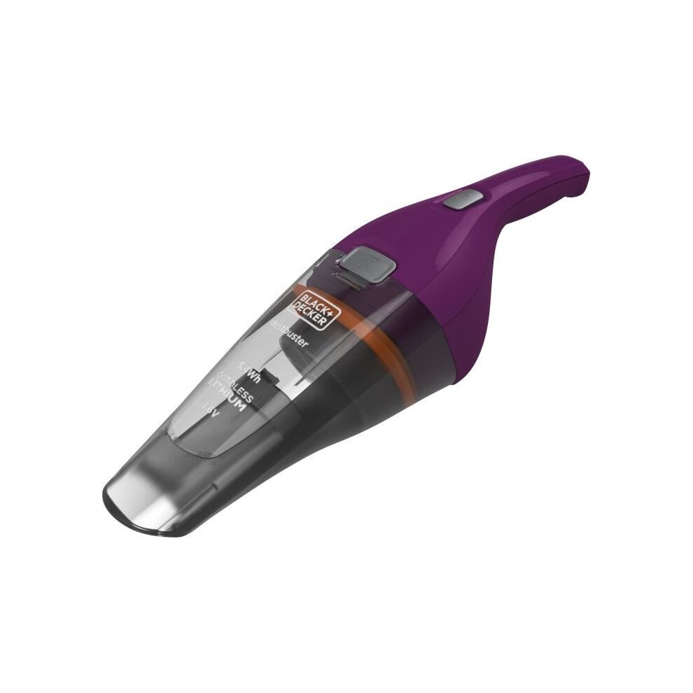 + Decker & Decker Nvc115w Handheld Vacuum Bagless Black/Grey/Purple