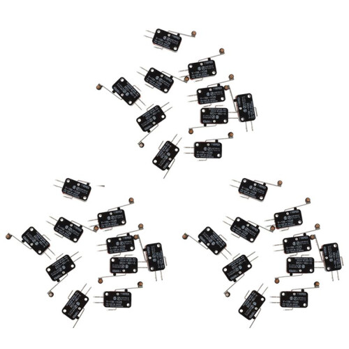 30 Pcs Micro-Limit  Long Hinge Roller Lever Arm Snap Action LOT