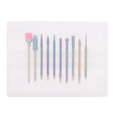 Polishing Nail Drill Bits with Cuticle Remover Features, Universal3/32-inch Carbide Remover Bits for Manicure Pedicure and Acrylic Nail Art Tools