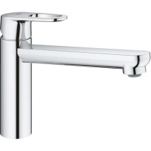 GROHE Start Flow kitchen sink tap, single-lever mixer with water-saving aerator, 140 rotation, chrome, 31691000