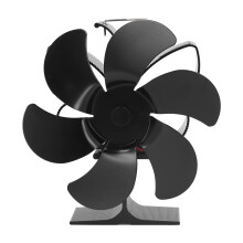 Thermoelektrische haardventilator, niet-elektrische warmtegeactiveerde ventilator, magnetische thermometer voor houtkachels, praktisch voor